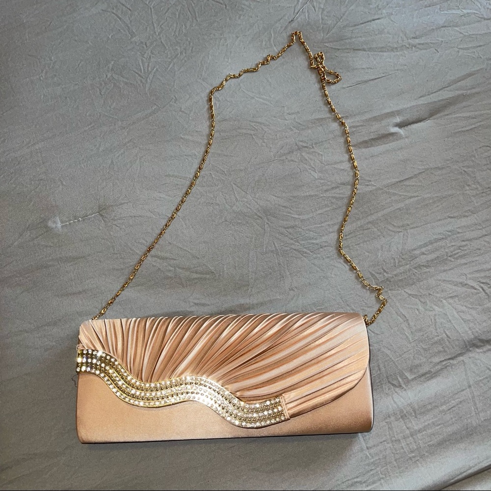 Rose Gold clutch